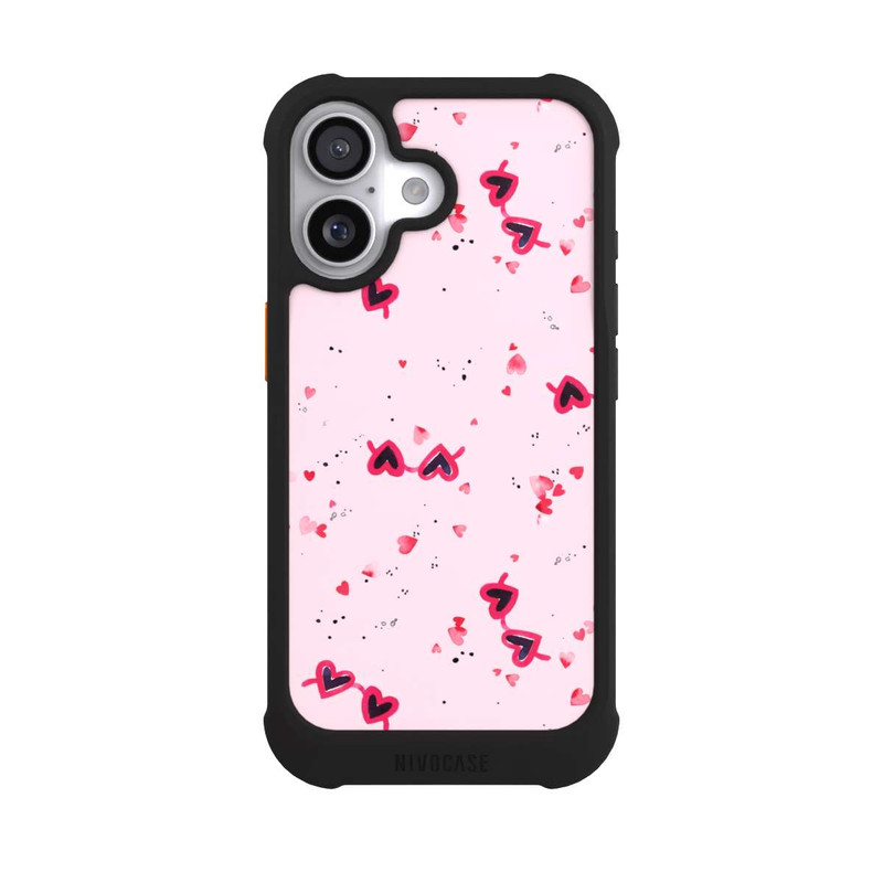 iPhone 17 NIVOmax Lunettes de soleil Saint Valentin Coeurs