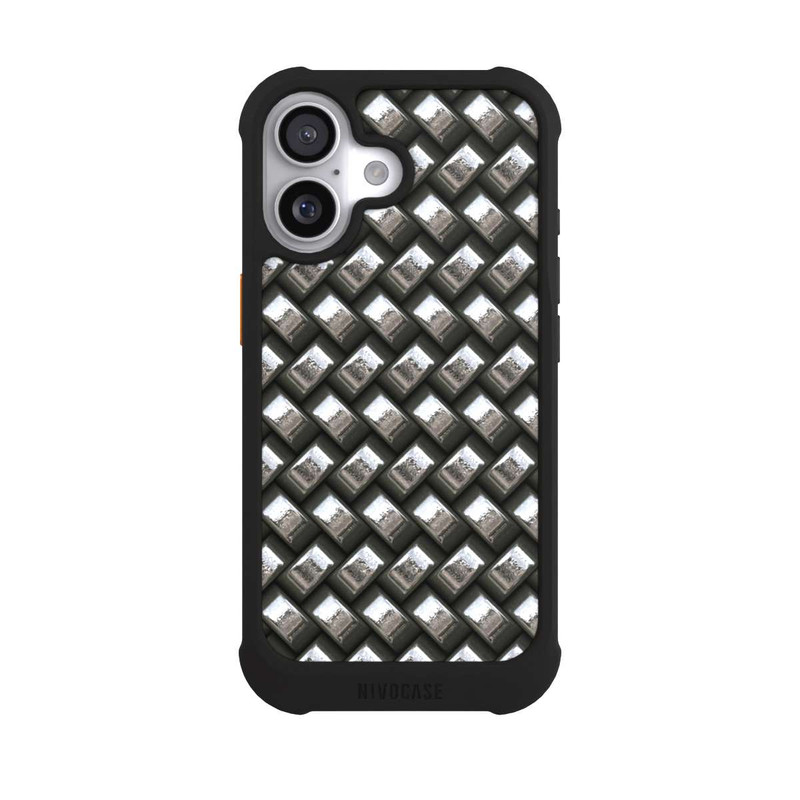 iPhone 17 NIVOmax Glamour Silver Metal