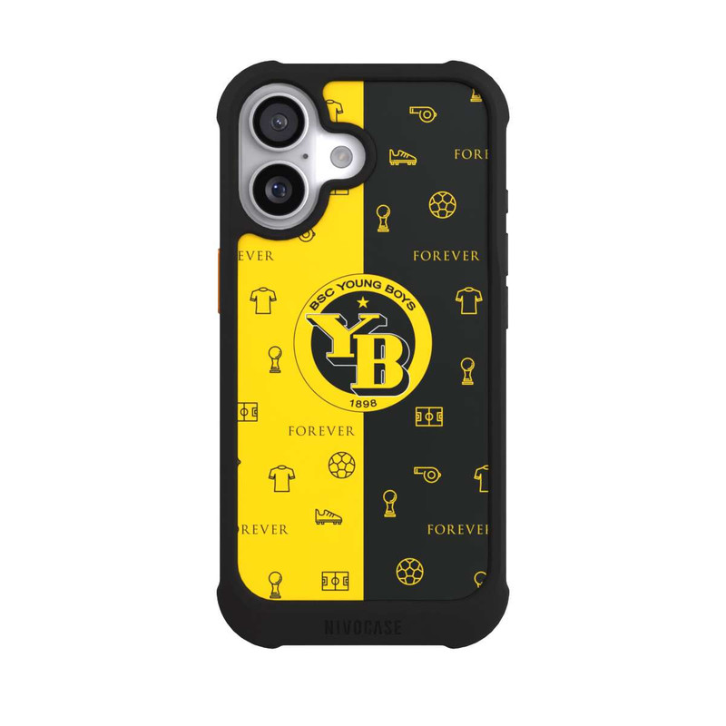 iPhone 17 NIVOmax BSC YB Gelb Schwarz Muster