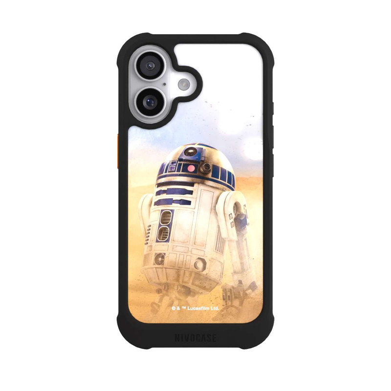 iPhone 17 NIVOmax R2D2 in der Wüste