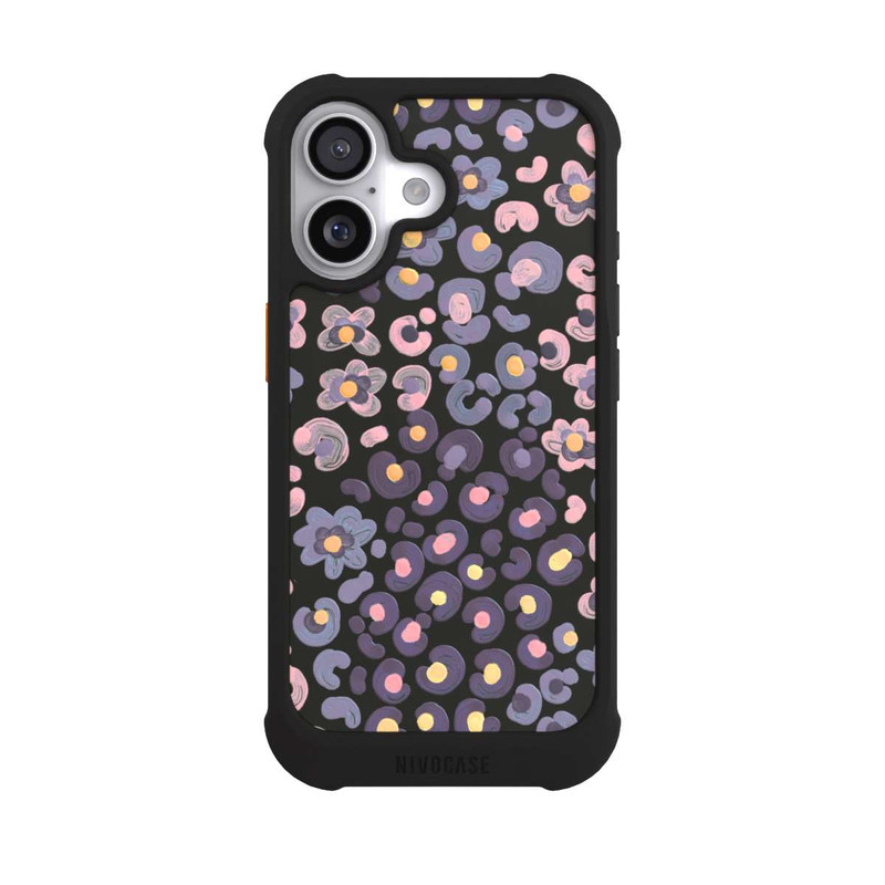 iPhone 17 NIVOmax Peau d'animal avec fleurs