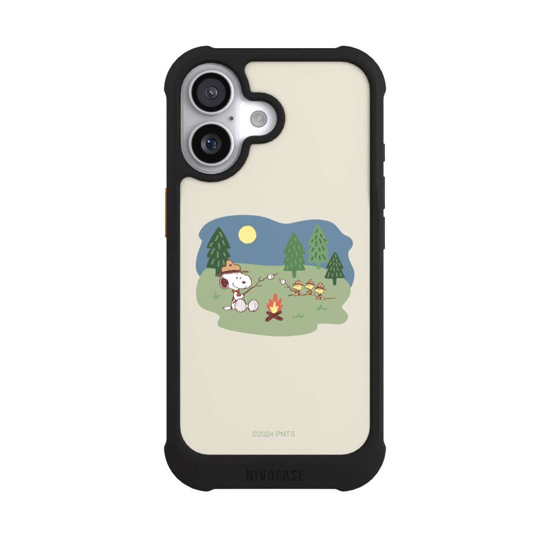 iPhone 17 NIVOmax Snoopy Lagerfeuer