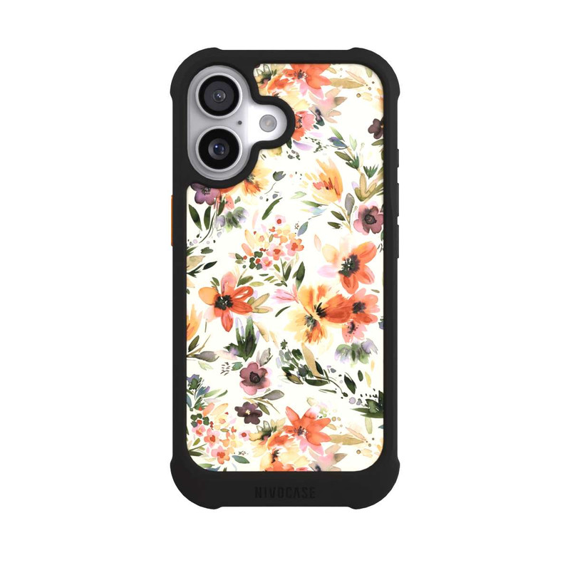 iPhone 17 NIVOmax Summer Artistic Flowers Ivory