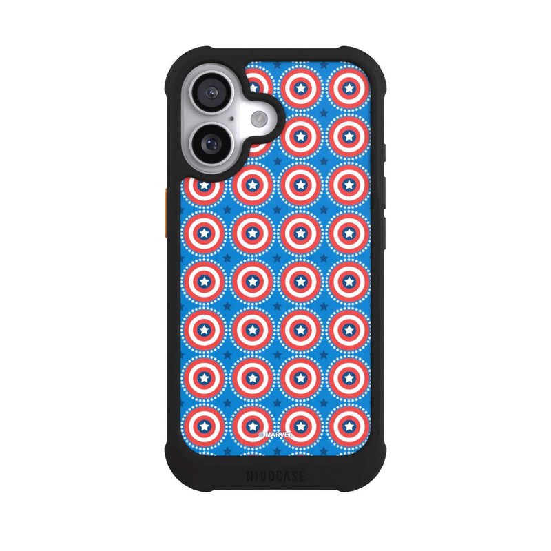 iPhone 17 NIVOmax Captain American Shield Pattern