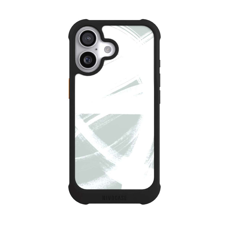 iPhone 17 NIVOmax Abstract Brush Strokes Blush