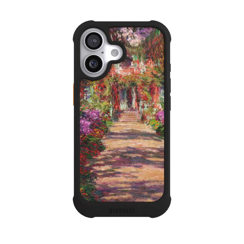 iPhone 17 NIVOmax Eine Allee in Monets Garten in Giverny by Claude Monet