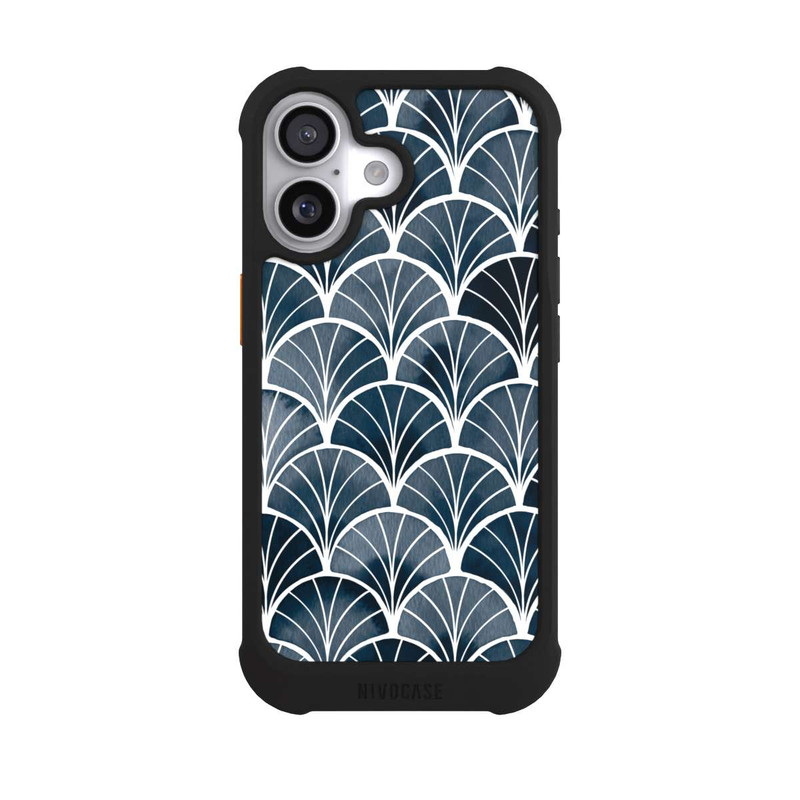 iPhone 17 NIVOmax Botanical Breeze Art Deco Grey