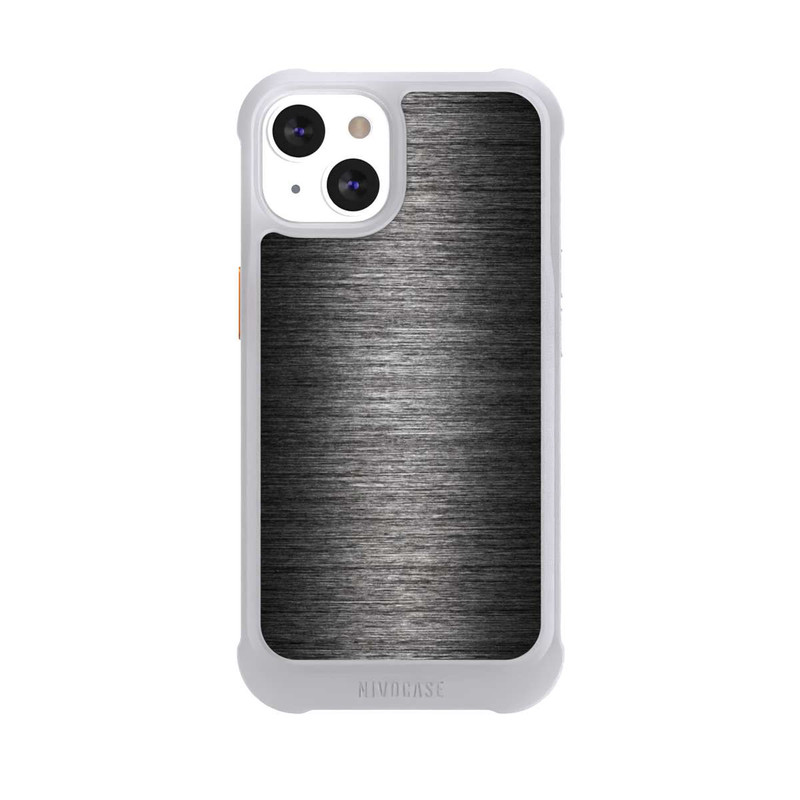 iPhone 13 NIVOmax Aspect Métallique Anthracite