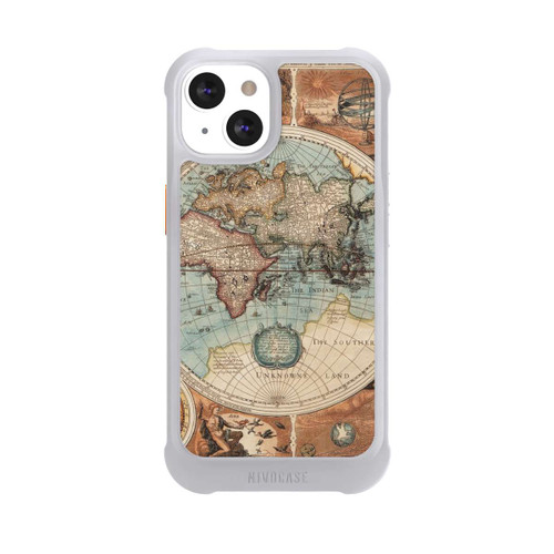 Apple iPhone 13 NIVOmax Vintage Weltkarte
