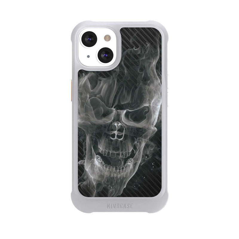 iPhone 13 NIVOmax Crâne Fumée Carbone