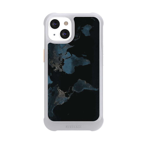 Apple iPhone 13 NIVOmax Carte du Monde Nuit