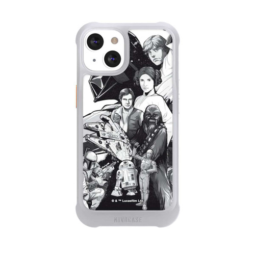 Apple iPhone 13 NIVOmax StarWars Charaktere - Schwarz-Weiß