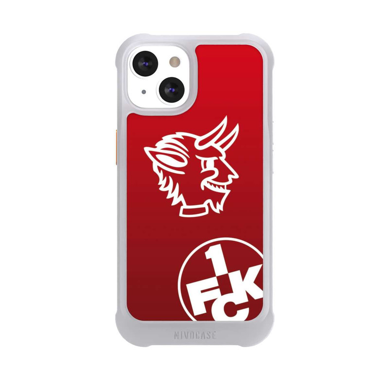 iPhone 13 NIVOmax Teufelskopf FCK auf Rot
