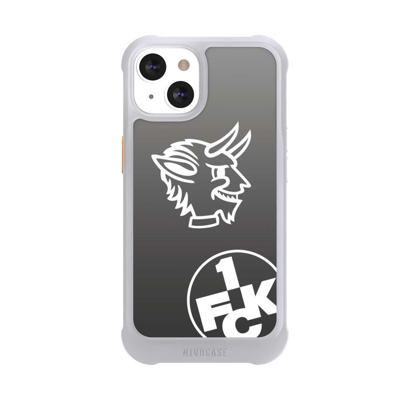 iPhone 13 NIVOmax Teufelskopf FCK auf Schwarz