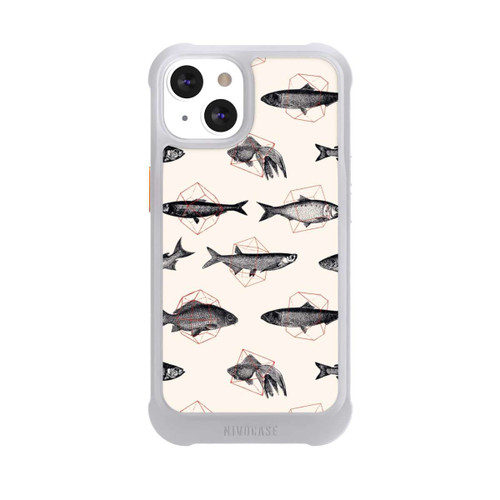 Apple iPhone 13 NIVOmax Fische in Geometrie