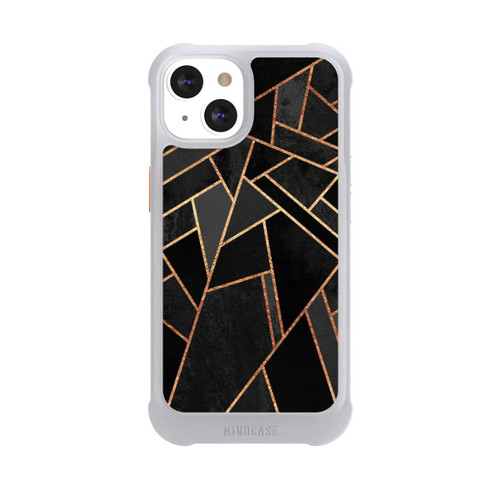 Apple iPhone 13 NIVOmax Schwarze Nacht Gold Druck