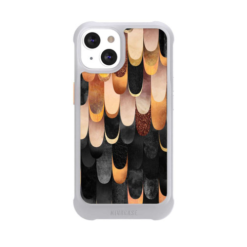 Apple iPhone 13 NIVOmax Gefiedertes Kupfer und Schwarz