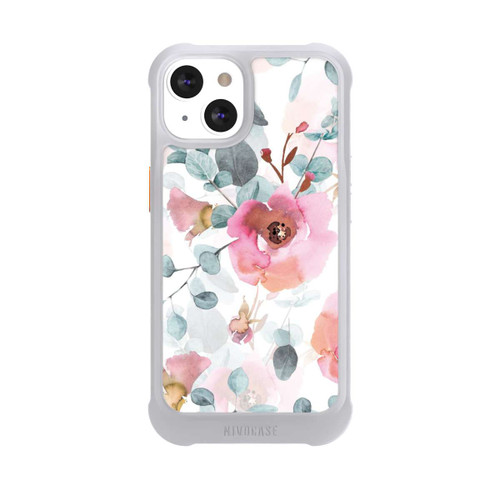 Apple iPhone 13 NIVOmax Papier Peint Fleur Aquarelle