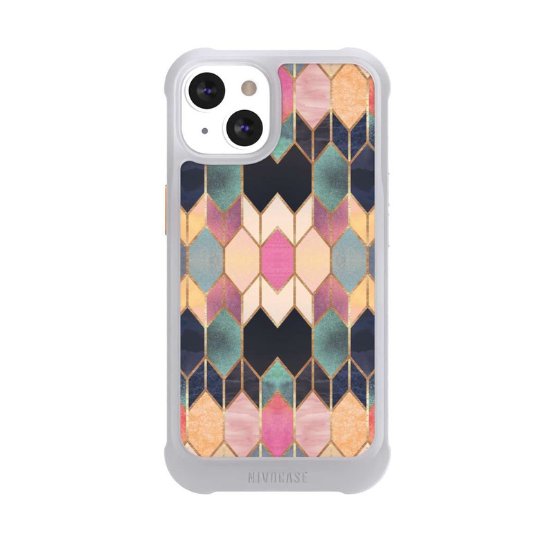 iPhone 13 NIVOmax Bunte Glasscheibe