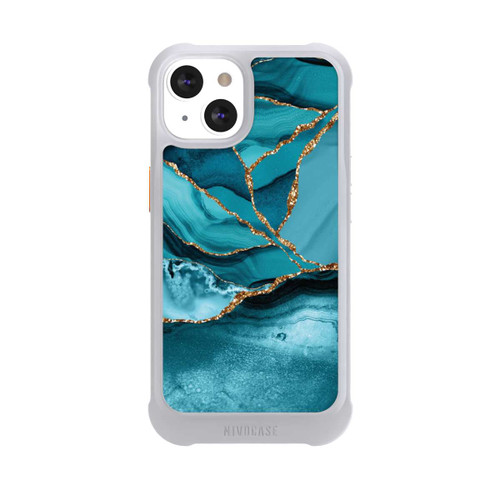 Apple iPhone 13 NIVOmax Marbre Bleu Glacier