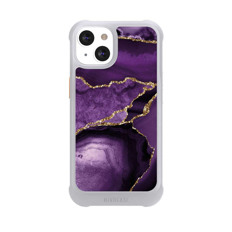 iPhone 13 NIVOmax Lila Marmor Landschaft