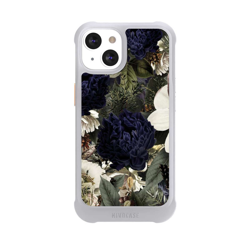 iPhone 13 NIVOmax Dunkle Mitternachts Barock Vintage Blumen