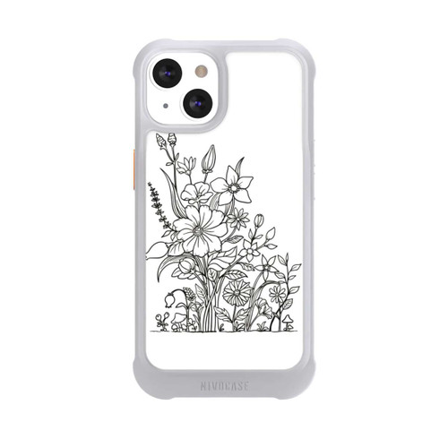 Apple iPhone 13 NIVOmax Flowers Line Art