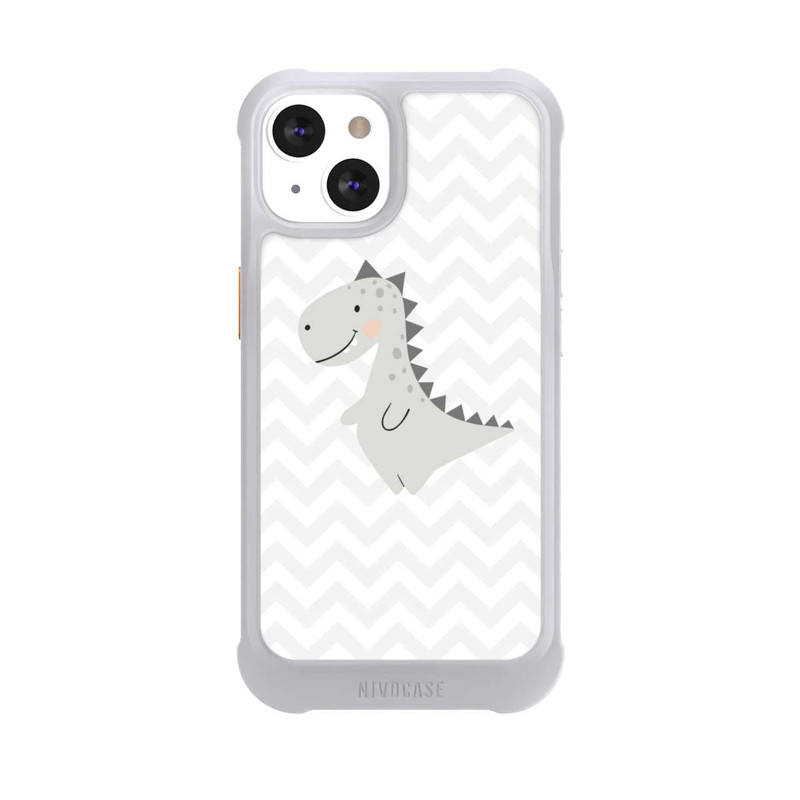 iPhone 13 NIVOmax Grauer Dino
