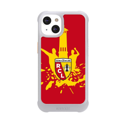 Apple iPhone 13 NIVOmax RC Lens Tour jaune sur rouge