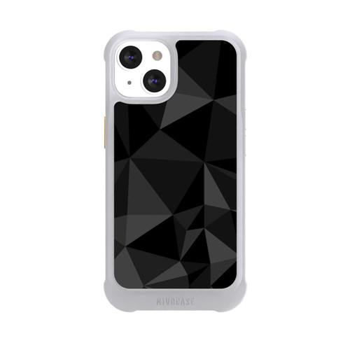 Apple iPhone 13 NIVOmax Polygonmuster schwarz