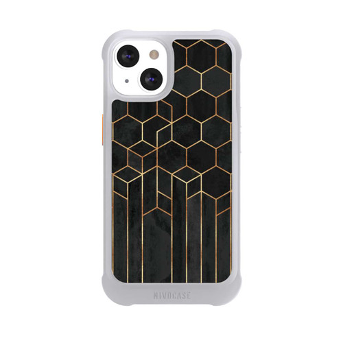 Apple iPhone 13 NIVOmax Schwarze Sechsecke
