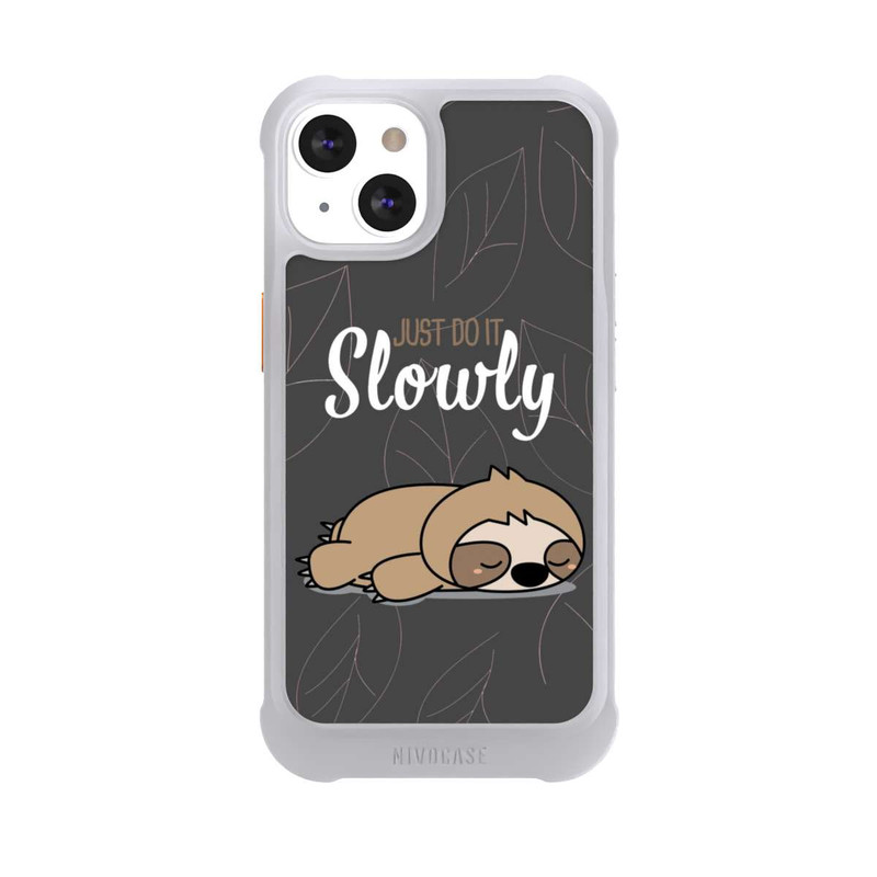 iPhone 13 NIVOmax Just Do It Slowly Sloth Grey