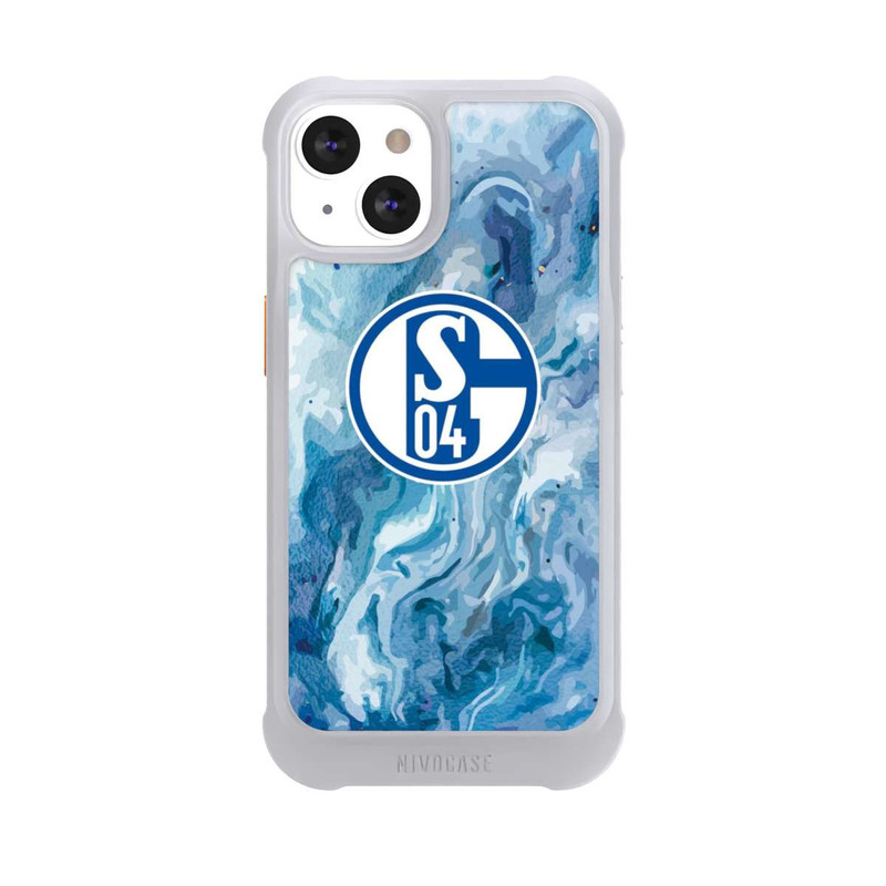 iPhone 13 NIVOmax Schalke 04 Flüssig Blau