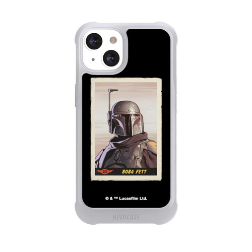 Apple iPhone 13 NIVOmax Boba Fett Badges Schwarzer Hintergrund