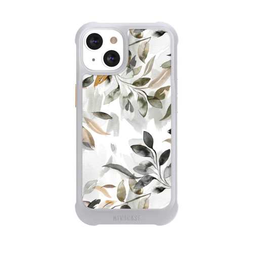 Apple iPhone 13 NIVOmax Watercolor Neutral Leaves