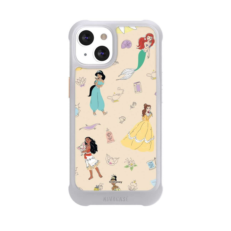 iPhone 13 NIVOmax Princess Pattern Beige Disney Princess