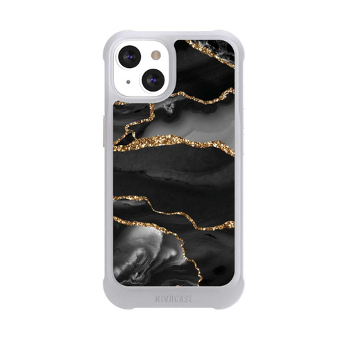 Apple iPhone 13 NIVOmax Look Marbre Rayé Or
