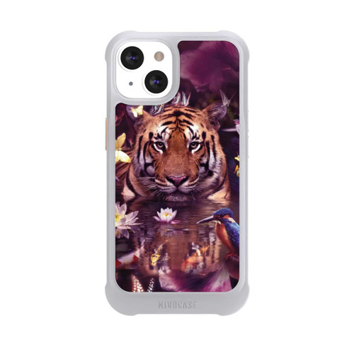 Apple iPhone 13 NIVOmax Tiger Blumenrahmen