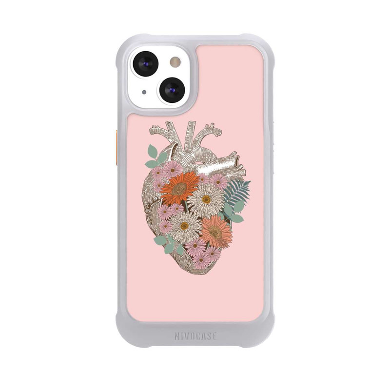 iPhone 13 NIVOmax Florales Vintage-Herz
