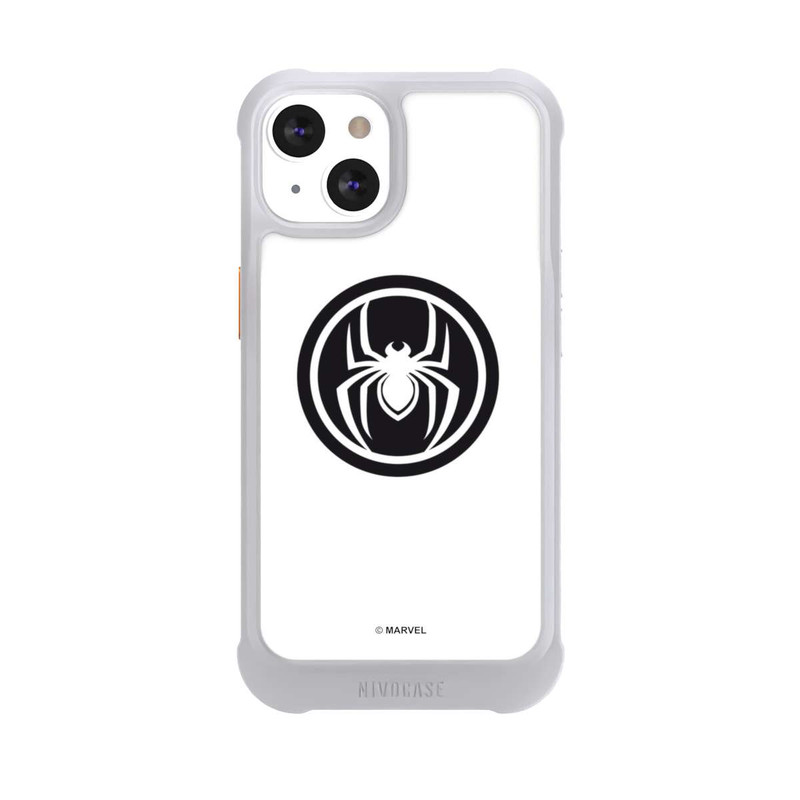 iPhone 13 NIVOmax Spider-Man Logo White