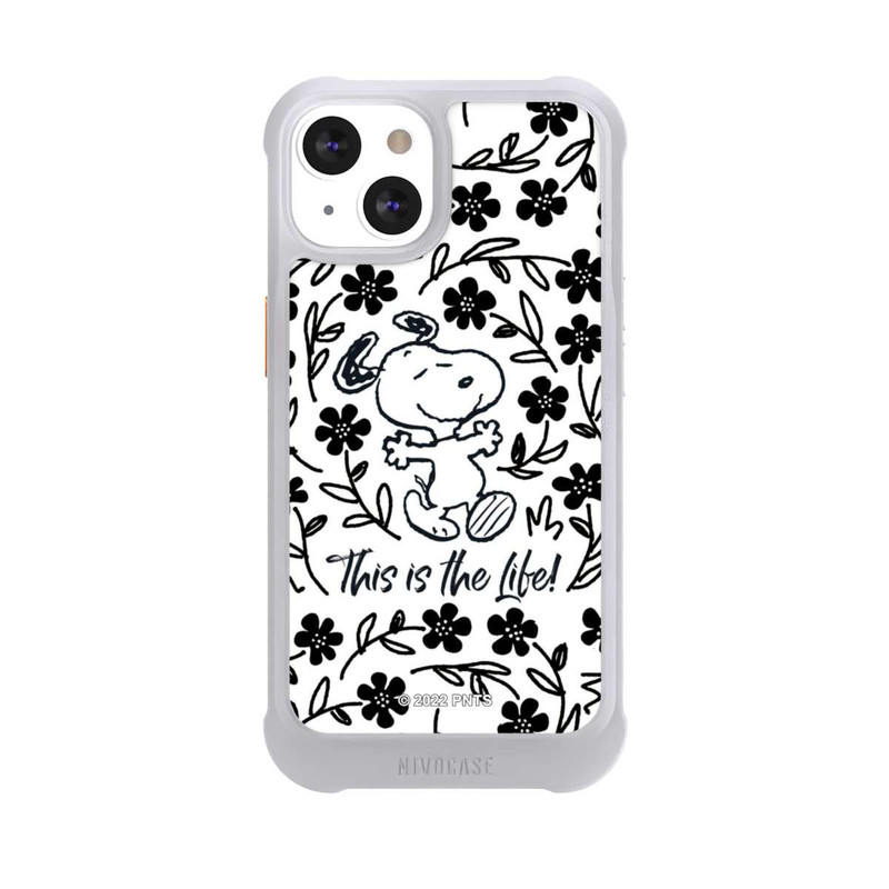 iPhone 13 NIVOmax Snoopy This Is The Life Noir & Blanc
