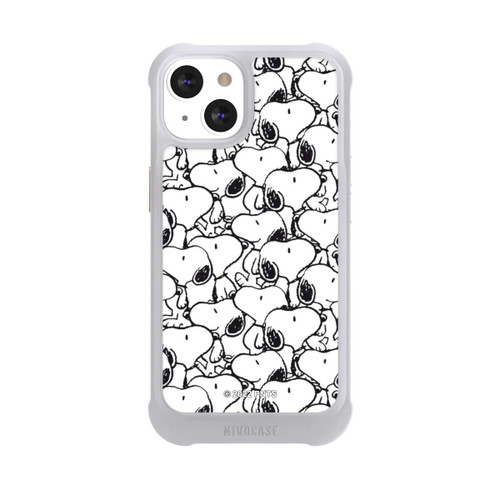 Apple iPhone 13 NIVOmax Snoopy Pattern Noir &amp; Blanc