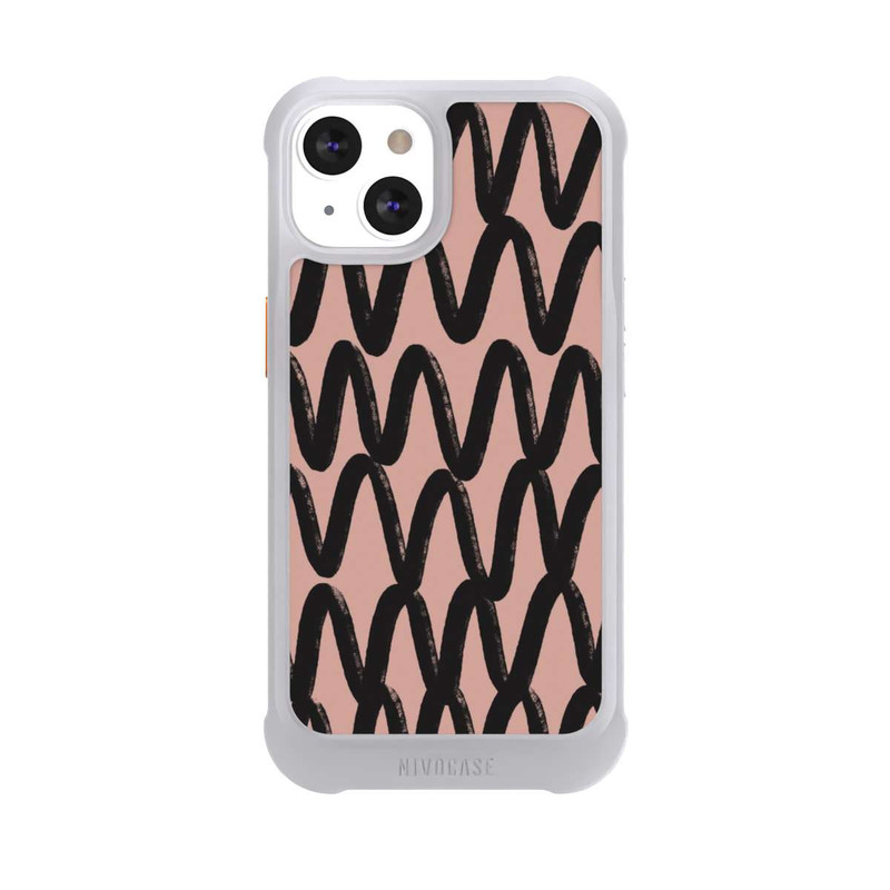 iPhone 13 NIVOmax Zig Zag Noir