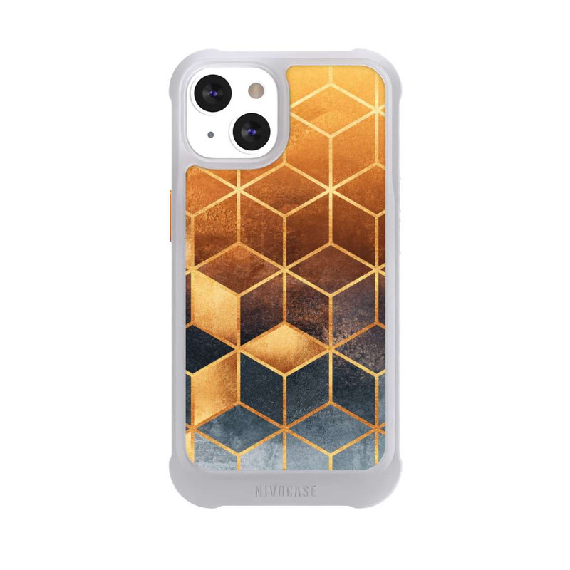 iPhone 13 NIVOmax Würfel goldener Farbverlauf