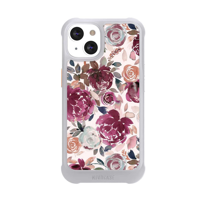iPhone 13 NIVOmax Autumn Peonies and roses Pink