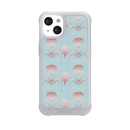 Apple iPhone 13 NIVOmax Art Deco Rose Gold Elegance Blue