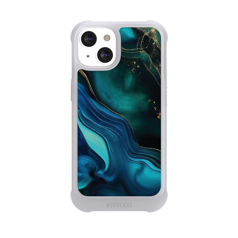 iPhone 13 NIVOmax Blaugoldene Tinte mit KI