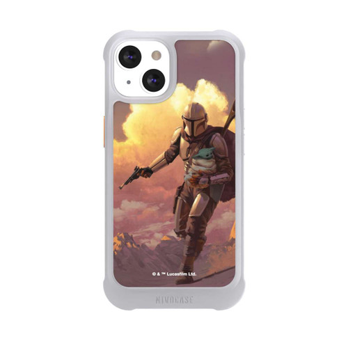 Apple iPhone 13 NIVOmax Les nuages ​​du coucher du soleil Mandalorien et Grogu
