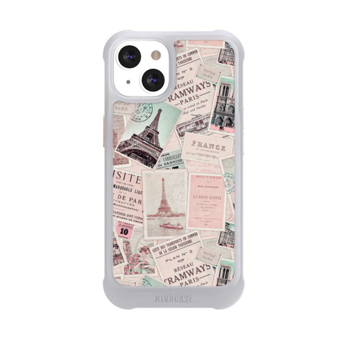 Apple iPhone 13 NIVOmax Vintage Paris Postcards Pattern