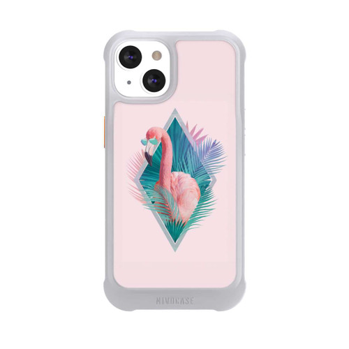 Apple iPhone 13 NIVOmax Tropische Pflanzen Flamingo